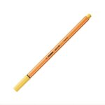 Stylo - feutre stabilo point 88 - pointe fine - jaune clair