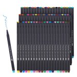 Stylo fineliner color� pour journal planificateur, 100 couleurs, a pointe fine, pour ecriture, notes, ...