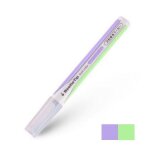 Stylo fluorescent a double t�te pour etudiants, marqueur a surligneur double couleur, pour peinture, ...