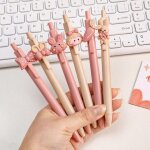 Stylo a gel cr�atif pour filles, avec noeud papillon, fournitures scolaires et de bureau, papeterie dr�le, ...