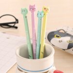 Stylos a gel pour ecrire, 4 pi�ces, couleur bonbon, chat noir, cadeau kawaii, stylos a encre gel pour ...