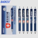 Stylo gel a encre bleue et noire 0. 5mm, 12 pi�ces / bo�te, a s�chage rapide, papeterie de bureau pour ...