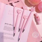 Stylo gel en forme de câ¿ur, 2 pièces, mignon kawaii, papeterie fine pointe 0. 4mm, encre noire, fournitures ... Stylo gel en forme de câ¿ur, 2 pièces, mignon kawaii, papeterie fine pointe 0. 4mm, encre noire, fournitures ...