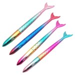 Stylo gel en forme de queue de poisson, couleur cr�ative, belle, dessin anim�, style etudiant, petite ...