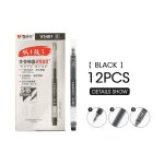 Stylos gel jumbo, longueur d'�criture 2000m, 0. 5mm, recharge d'encre noire extra fine, pour fournitures ...