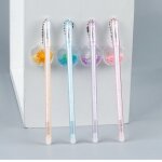 Stylo gel kawaii a paillettes, 4 pi�ces, fournitures scolaires et de bureau, cr�atif et adorable