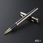 Stylo gel en mtal 0. 5mm, accessoires de bureau, papeterie scolaire, stylo signature, encre noire, stylo ...