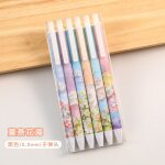 Stylos a gel mignons kawaii, accessoires de papeterie pour la rentr�e scolaire et le bureau, 6 pi�ces ...
