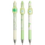 Stylo gel soda vert frais 0. 5mm, 3 pi�ces, stylo a encre noire, papeterie japonaise, mignon, kawaii, ...