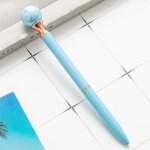 Stylos a grosses perles pour filles, lot de 10 pi�ces, rouleau de bonbons, bille en m�tal, bureau, ecole, ...