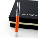 Stylo de luxe en m�tal et bois, papeterie fournitures de bureau, stylo a bille a roulettes, pour signature, ...