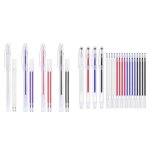 Stylos de marquage de tissu avec 8 / 16 recharges effaçables, pour bricolage, courtepointe, couture, ... Stylos de marquage de tissu avec 8 / 16 recharges effaçables, pour bricolage, courtepointe, couture, ...