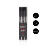 Stylo marqueur de croquis noir cr�atif pour enfants, bricolage, diff�rentes tailles, outil de croquis, ...