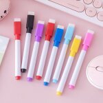 Stylo marqueur effaable pour tableau blanc magntique, 8 couleurs, pour tableau noir, pour cramique ...