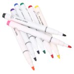 Stylos marqueurs multicolores en tissu pour vêtements, textile pour bricolage, t - shirt, peinture artistique, ... Stylos marqueurs multicolores en tissu pour vêtements, textile pour bricolage, t - shirt, peinture artistique, ...