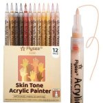 Stylo marqueur pour peinture acrylique, 12 / 18 couleurs, pointe de 0. 7mm pour peinture sur roche, tasse ...
