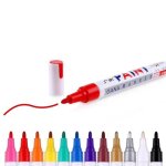 Stylo marqueur permanent etanche pour pneumatique et m�tal, peinture graffiti, stylo - feutre huileux, ...