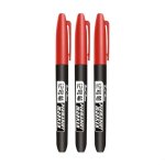 Stylos marqueurs a pointe fine en continu, encre etanche, noir, bleu, rouge, huile, 1. 5mm, parker rond, ... Stylos marqueurs a pointe fine en continu, encre etanche, noir, bleu, rouge, huile, 1. 5mm, parker rond, ...