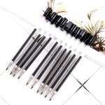 Stylo en m�tal transparent 70mm 1. 0mm, 20 pi�ces / lot, recharge lisse, papeterie officielle, cadeau, ...