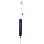 Stylo min�raux b�ryl morganite du br�sil. couleur violet.