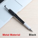 Stylo multifonction entièrement en métal, outil a bille, tournevis, règle, niveau a bulle avec une echelle ... Stylo multifonction entièrement en métal, outil a bille, tournevis, règle, niveau a bulle avec une echelle ...