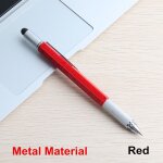 Stylo multifonction entièrement en métal, outil a bille, tournevis, règle, niveau a bulle avec une echelle ... Stylo multifonction entièrement en métal, outil a bille, tournevis, règle, niveau a bulle avec une echelle ...
