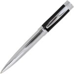 Stylo - parure de stylo - recharge cerruti 1881 - ns5554 - stylo bille zoom argent / noir