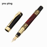 Stylo a plume 530 de haute qualit�, rouge, noir, dor�, pour le bureau, fournitures scolaires, pour etudiants, ...