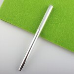 Stylo - plume en acier inoxydable 126, clip argent�, plume extra fine, signature de bureau, ecriture ...