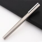 Stylo a plume en argent 35, pour bureau, ef / f, fourniture de papeterie scolaire, encre de calligraphie ...
