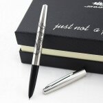 Stylo plume en argent pur 0. 38mm, extra fin, plume d'�criture lisse, pour bo�te cadeau de no�l, livraison ...