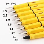 Stylo a plume de calligraphie jaune de luxe, qualit� 395, fournitures de papeterie pour etudiants, stylos ...