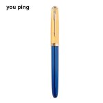 Stylo plume a chapeau dor 85 de qualit suprieure, fournitures scolaires, papeterie de bureau pour ...