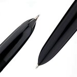 Stylo a plume classique en acier inoxydable 911, corps extr�mement fin de 0. 38mm, papeterie fournitures ...