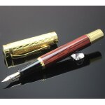 Stylo a plume classique de haute qualit�, 1 pi�ce, grain de bois, haute qualit�, business, signature ...