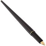 Stylo plume - corps noir - une cartouche inclus - platinum