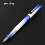 Stylo a plume d'encre de haute qualit� 6056 bleu blanc, fournitures scolaires, papeterie de bureau pour ...