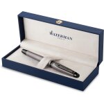 Stylo plume expert laque argentée métallisée avec finitions ruthénium plume fine en acier inoxydable ... Stylo plume expert laque argentée métallisée avec finitions ruthénium plume fine en acier inoxydable ...
