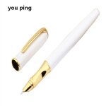Stylo a plume fine de haute qualit� 7023 blanc, fournitures de papeterie pour bureau