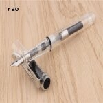 Stylo a plume fine, transparent, couleur, papeterie scolaire et de bureau, nouveaut� 599