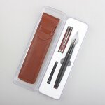 Stylo a plume givr� de marque de luxe, extra fin 0. 38mm, stylo a encre avec nom d'�cole et de bureau, ...