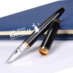 Stylo plume en iridium 352, style classique, dor� / argent, clip kangourou, mode, plume extra fine, ecriture, ...