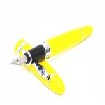 Stylo plume jaune a pointe moyenne, 159 neuf, pour bureau et affaires