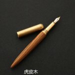 Stylo a plume en laiton bois de santal, pratique, mot business, personnalit� cr�ative, cadeau pour enseignant, ...
