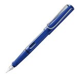Stylo a plume - lamy - safari - couleur bleu - pointe fine - rechargeable