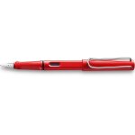 Stylo plume lamy safari rouge, plume moyenne (m)