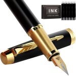 Stylo - plume de luxe, stylos d'écriture lisse a pointe fine pour journal intime, stylos fantaisie avec ... Stylo - plume de luxe, stylos d'écriture lisse a pointe fine pour journal intime, stylos fantaisie avec ...