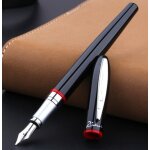 Stylo a plume de luxe iraurita pimio 907 avec clip en argent, encre noire de 0. 5mm, le meilleur cadeau ...
