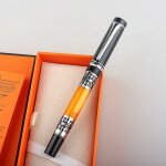 Stylo - plume de luxe en mtal et rsine, cadeau d'affaires de luxe, clip en mtal, acier inoxydable, ...