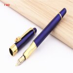 Stylo - plume de luxe a pointe moyenne, 7053 bleu, style oriental, pour le bureau, nouvelle collection ...